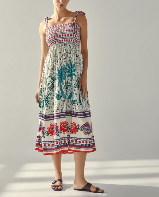 Imagen 0 de Vestido largo estampado