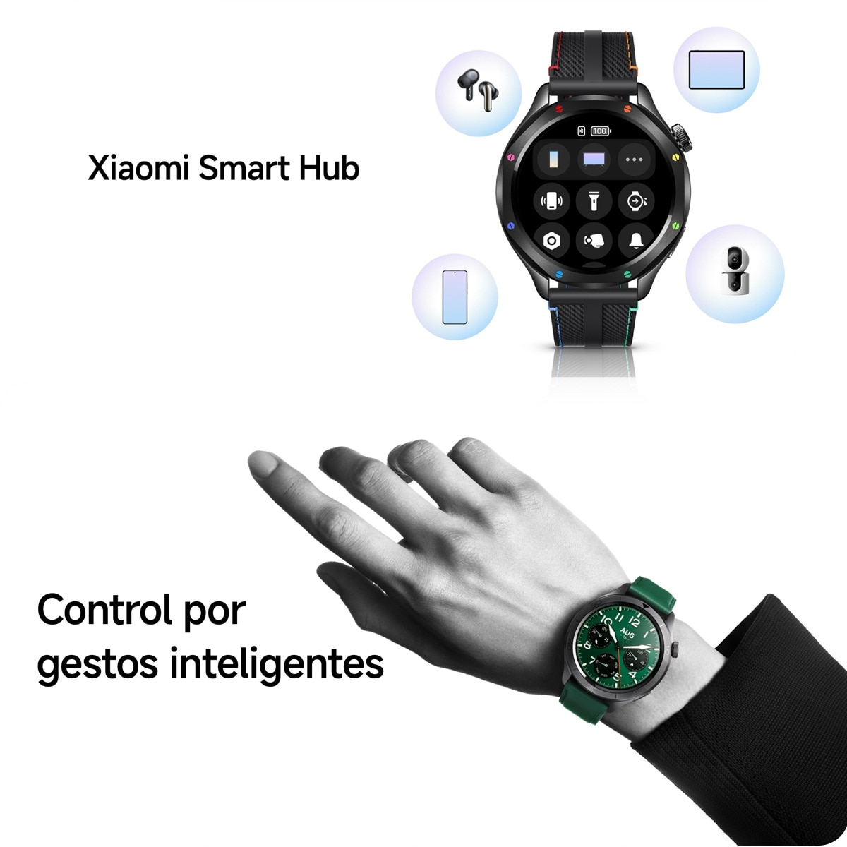 Xiaomi Watch S4 Plata Smartwatch Plata-5