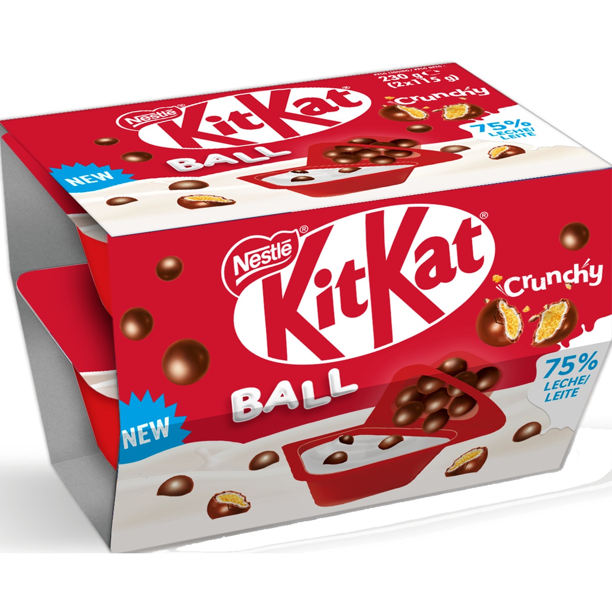 Iogurte Bicompartimentado com Kit Kat Pack 2 embalagem 115 g