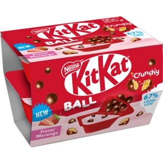 Iogurte de Morango Bicompartimentado com Kit Kat Pack 2 embalagem 115 g - Nestlé Mix-in