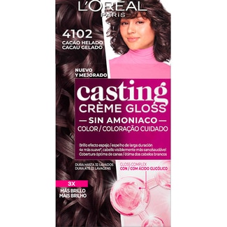 Coloração Casting Creme Gloss Cacau Gelado 4102 embalagem 1 unidade - Casting Creme Gloss