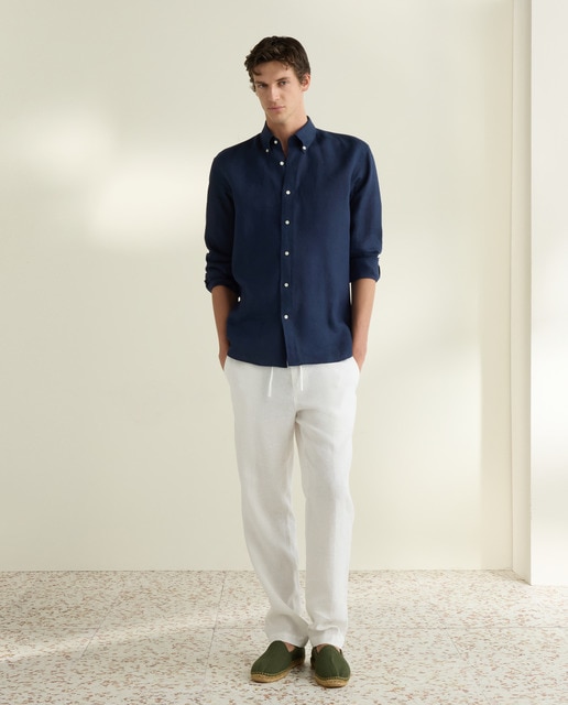 Veste/Blazer Emidio Tucci Taille 52 - 100% Laine, Couleur Crème, Occasion "comme Neuve", élégant Entretemps