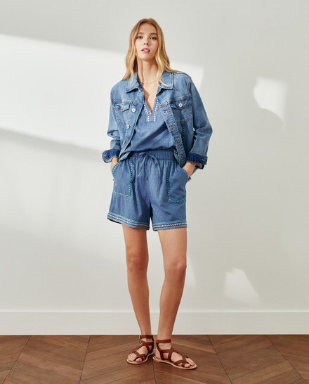 Bermuda lisa de mujer · Southern Cotton · El Corte Inglés