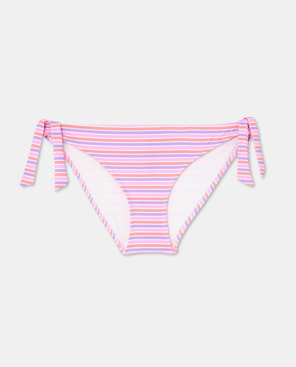 Braguita de bikini Leyna rosa con abalorios