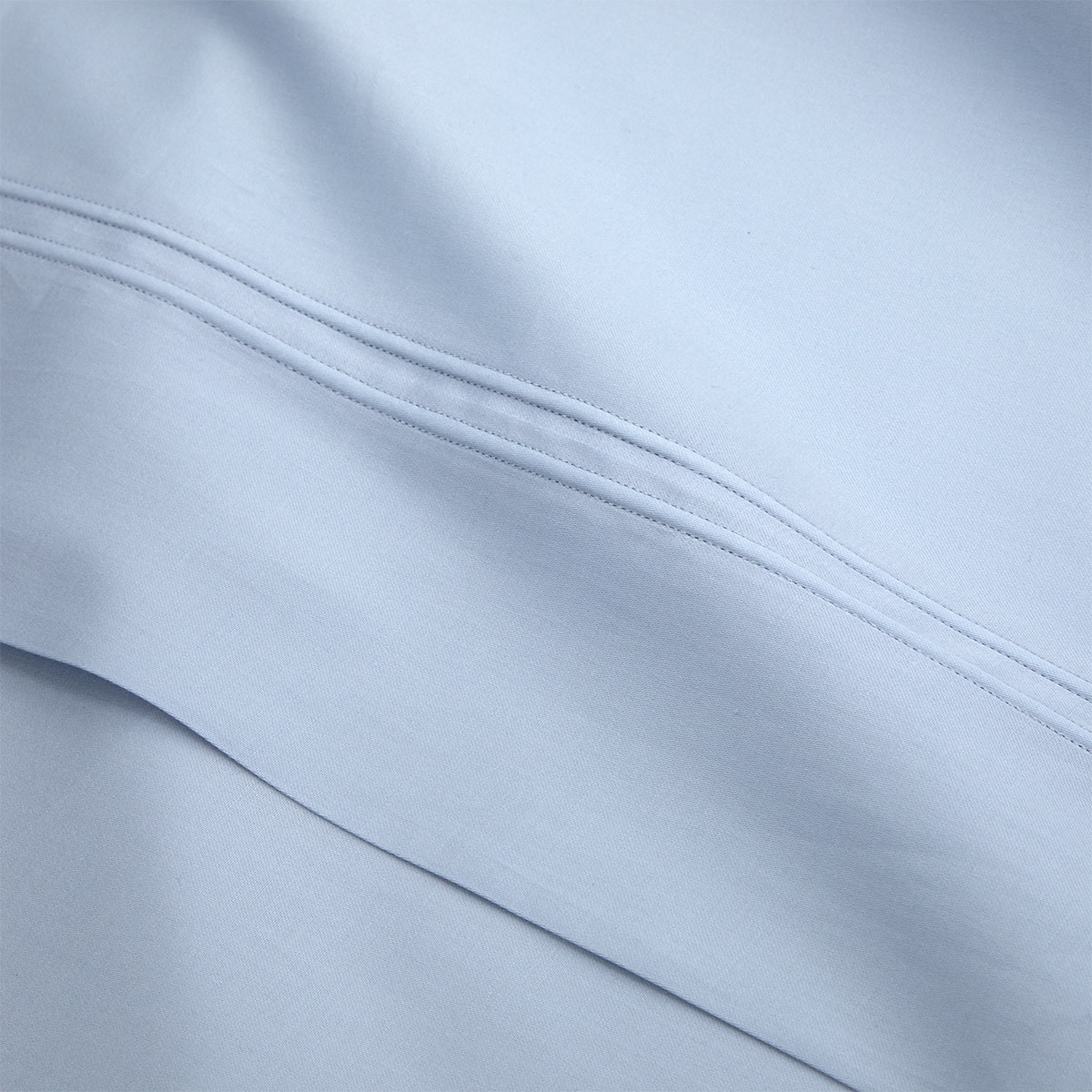 Sábana encimera algodón Triomphe Yves Delorme - Celeste Cama 180 cm Celeste-2