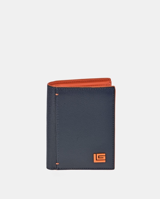 Imagen 0 de Cartera hombre Guy Laroche en piel color negro/rojo