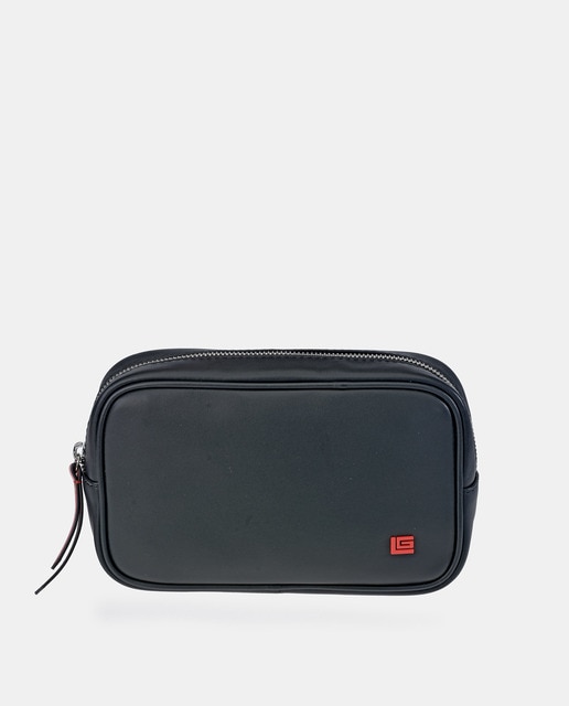 Imagen 0 de Beauty hombre Guy Laroche con cremalleras en piel color negro/rojo