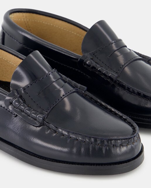 Mocasín infantil de piel