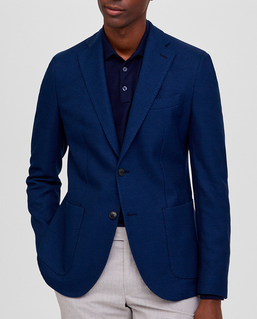 Imagen 0 de Chaqueta de hombre con estructura jersey classic fit