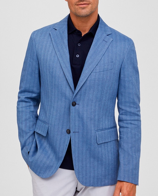 Imagen 0 de Chaqueta de hombre en espiga classic fit