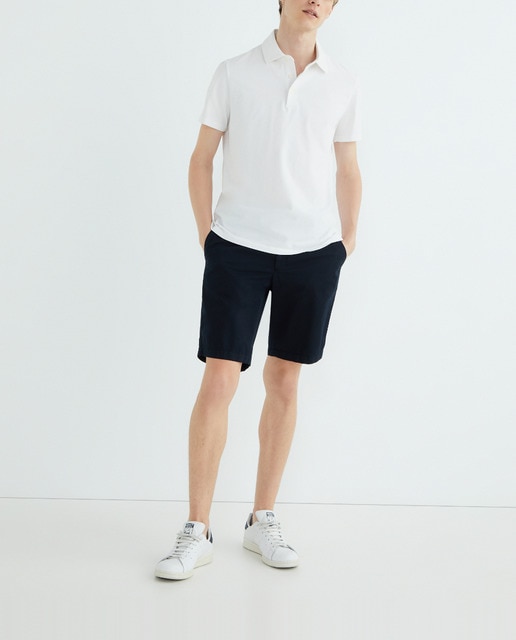 Imagen 0 de Polo de hombre manga corta liso interlock