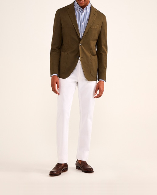 Imagen 0 de Pantalón chino de hombre slim fit teñido en prenda