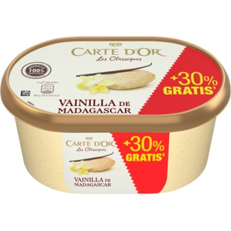Gelado de Baunilha embalagem 1300 ml - Carte D'or