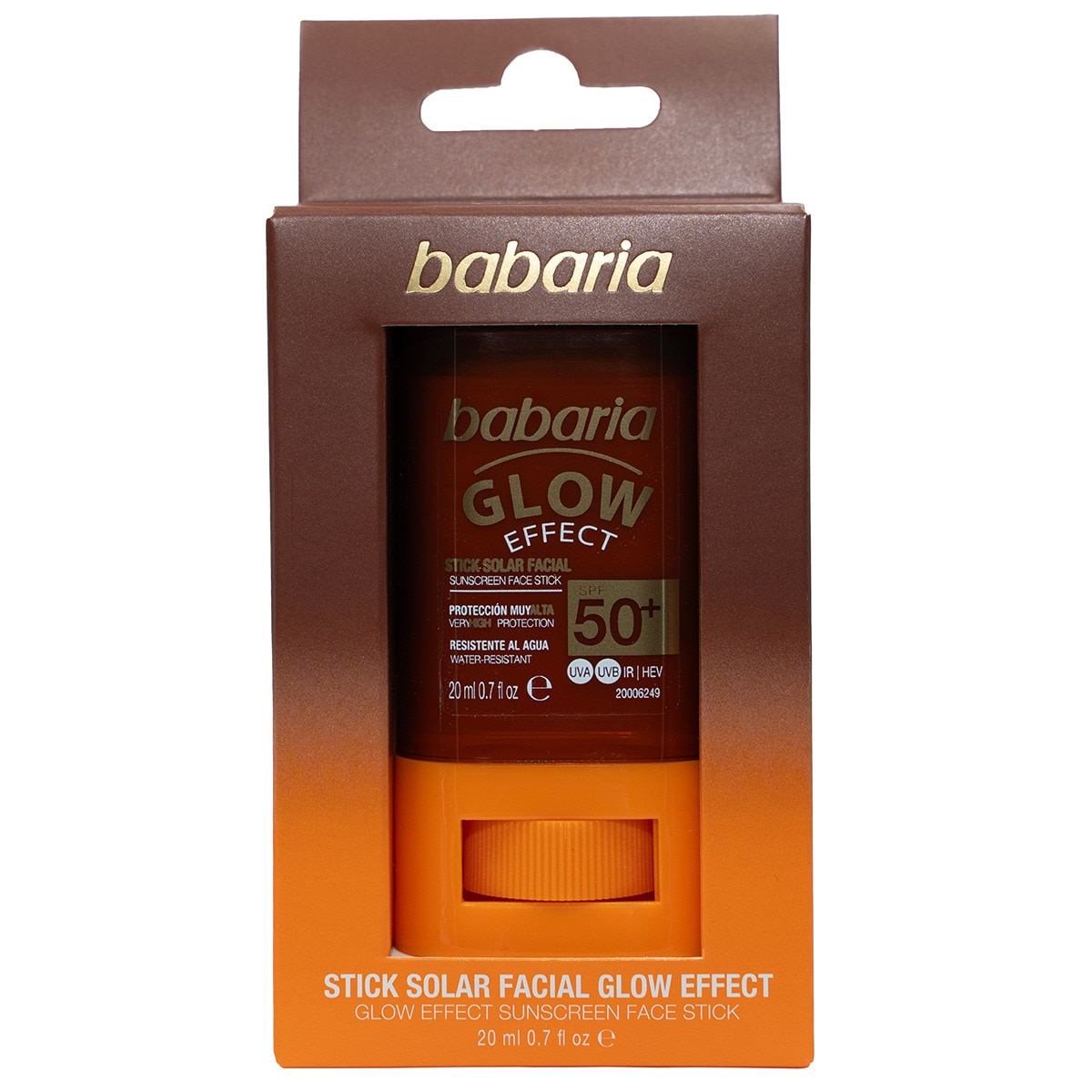 Stick Solar Facial Glow Effect SF50 embalagem 20 ml