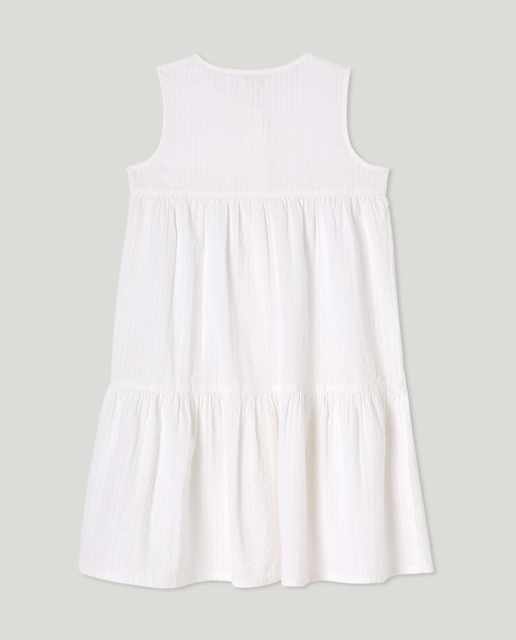 Vestido niña seersucher rayas