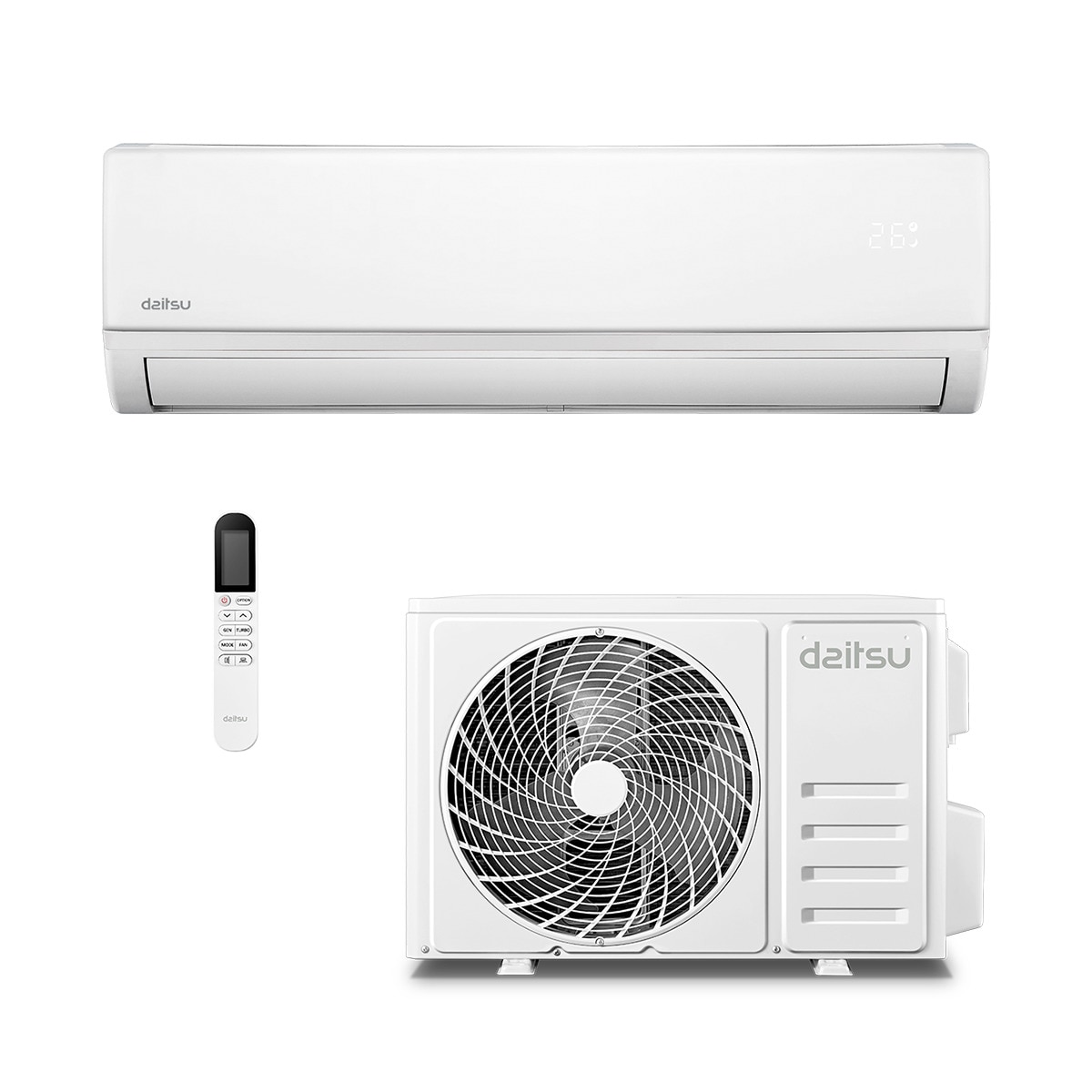 Aire acondicionado Split 1x1 Daitsu Inverter con 4385 frig/h y 4471 kcal/h, WiFi - Artic Lite DS 18KLF Blanco-3