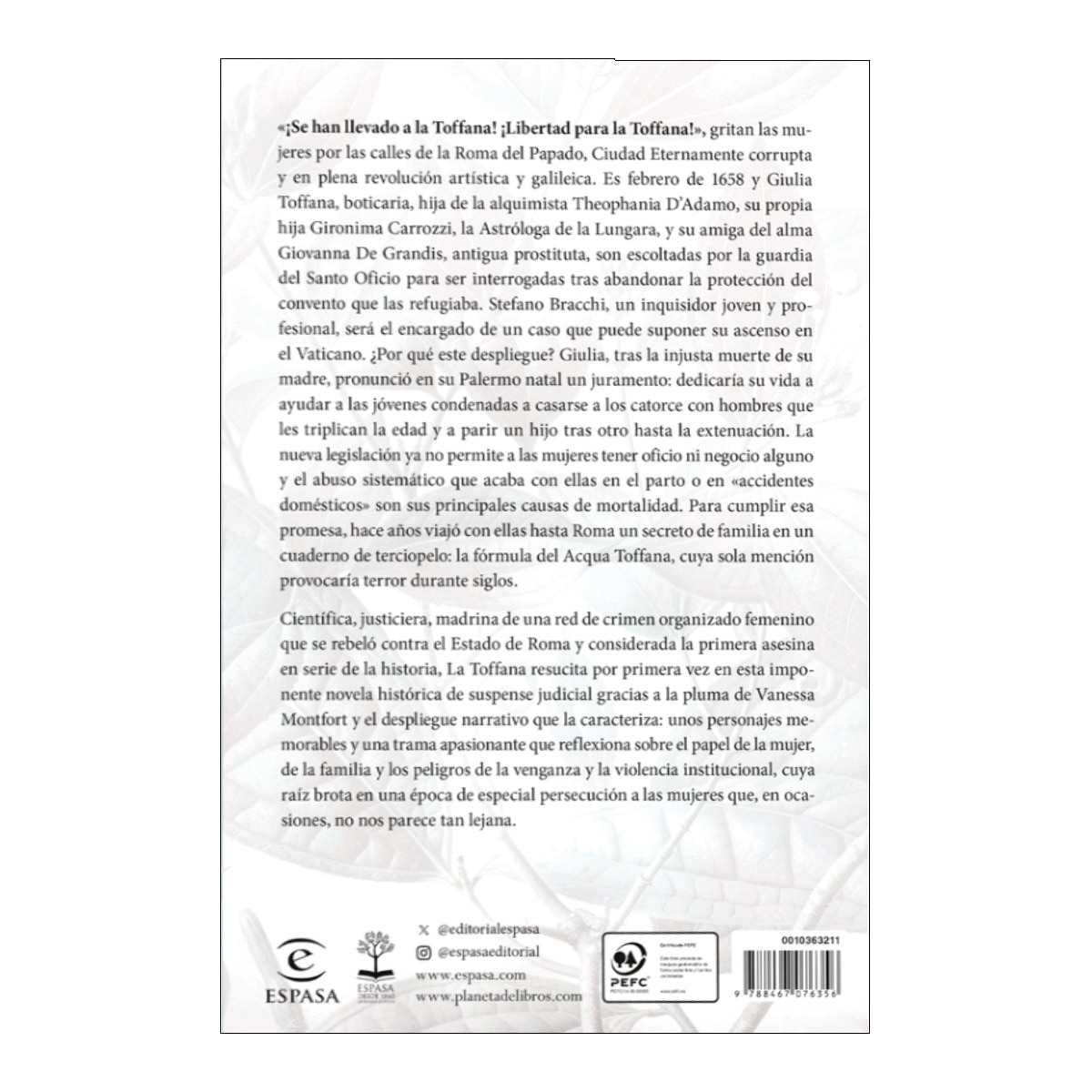 La Toffana: Premio Primavera de Novela 2025 3