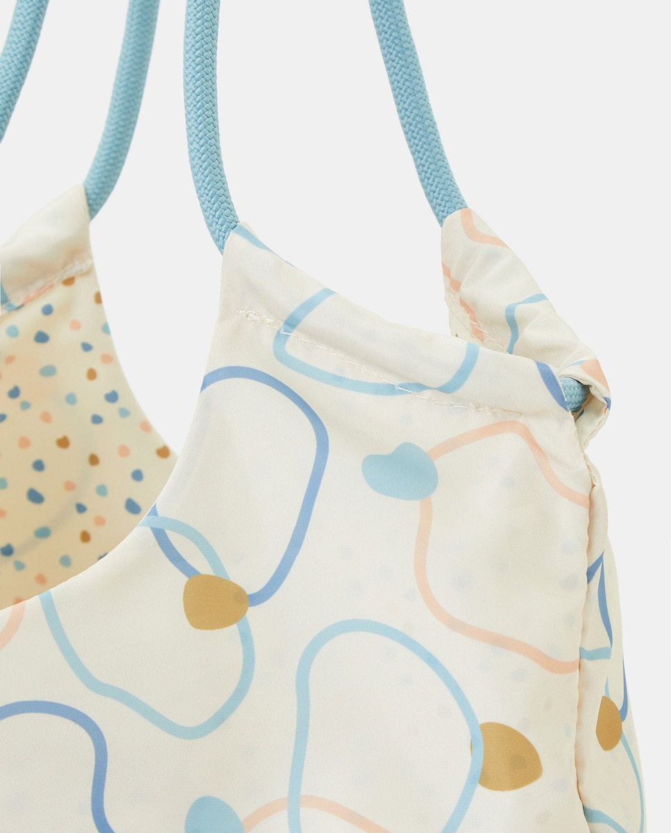 Mala Dobrável Estampada 120 Cru-3