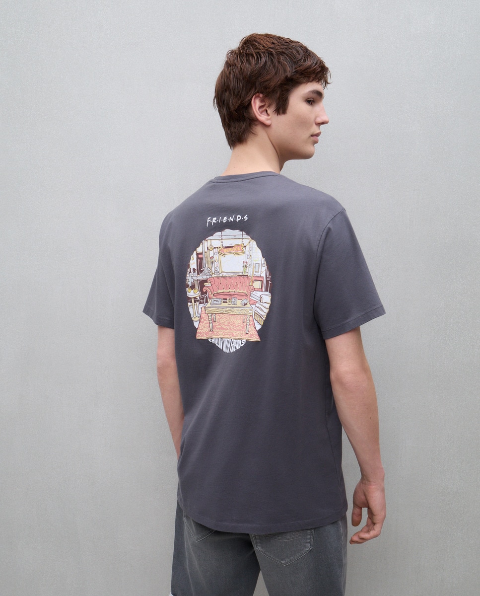 T-shirt Friends 830 Antracite-3