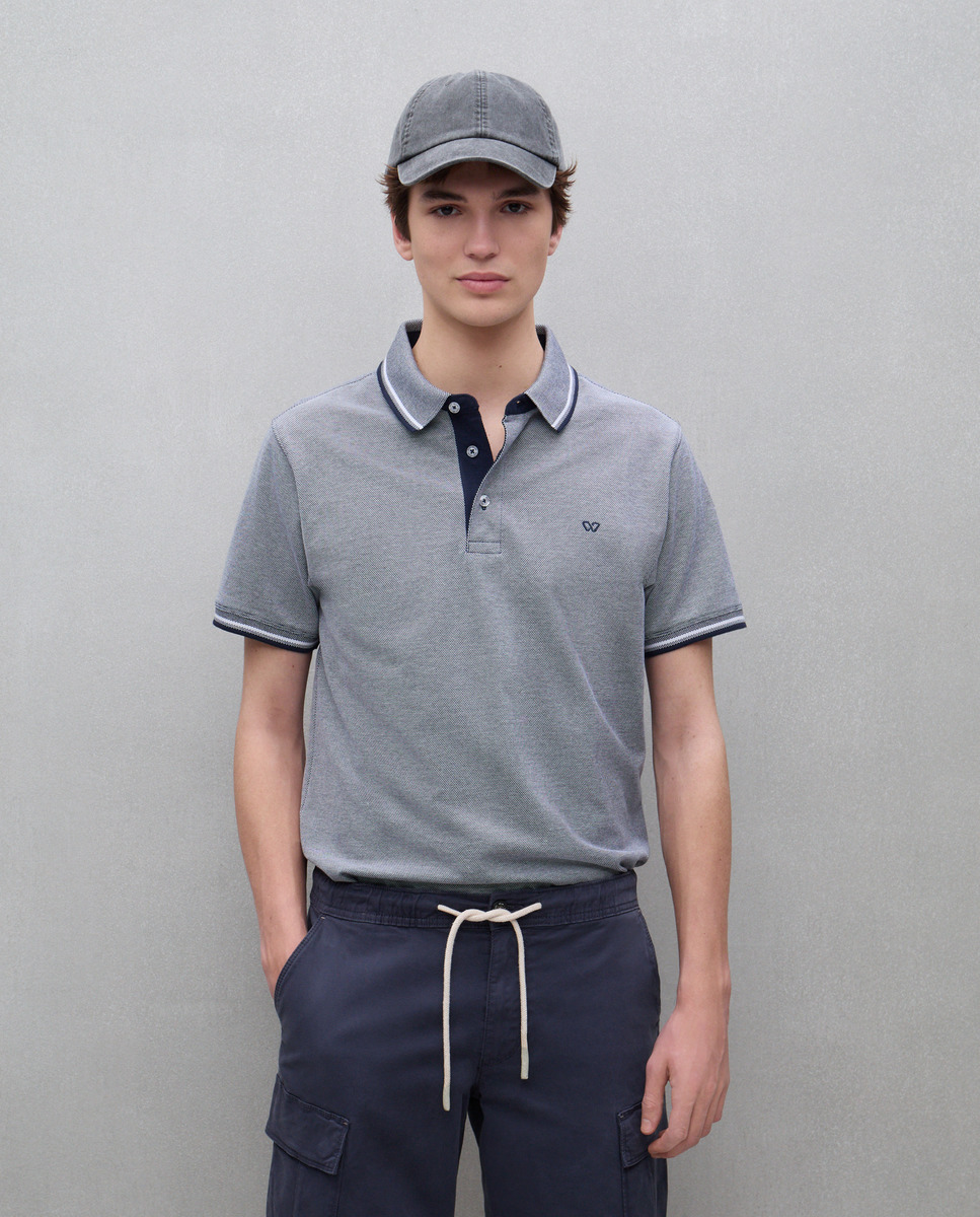 Polo de homem Azul-marinho-1