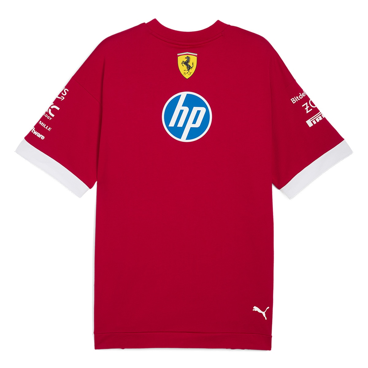 T-shirt de Homem Scuderia Ferrari Drivers Tee Vermelho-5