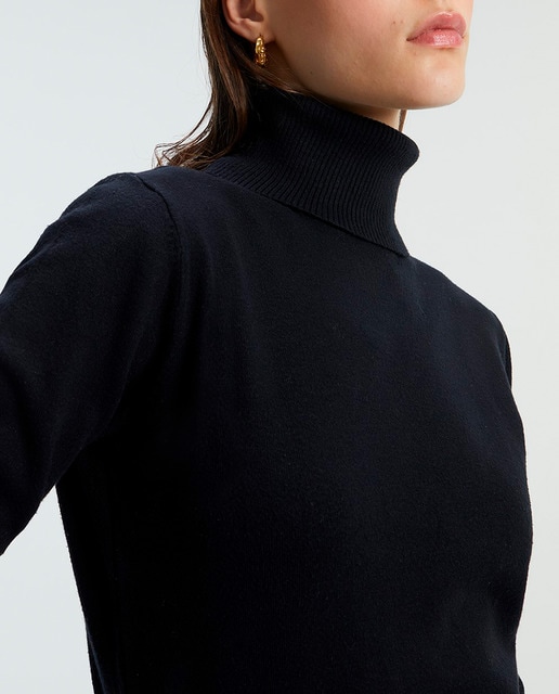 Imagen 0 de Jersey de mujer cuello alto manga larga