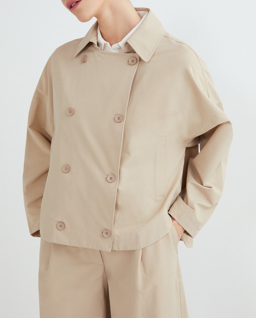 Imagen 0 de Chaqueta cruzada con manga larga mujer