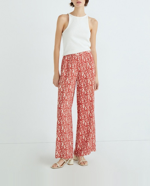Imagen 0 de Pantalón ancho con bolsillos mujer