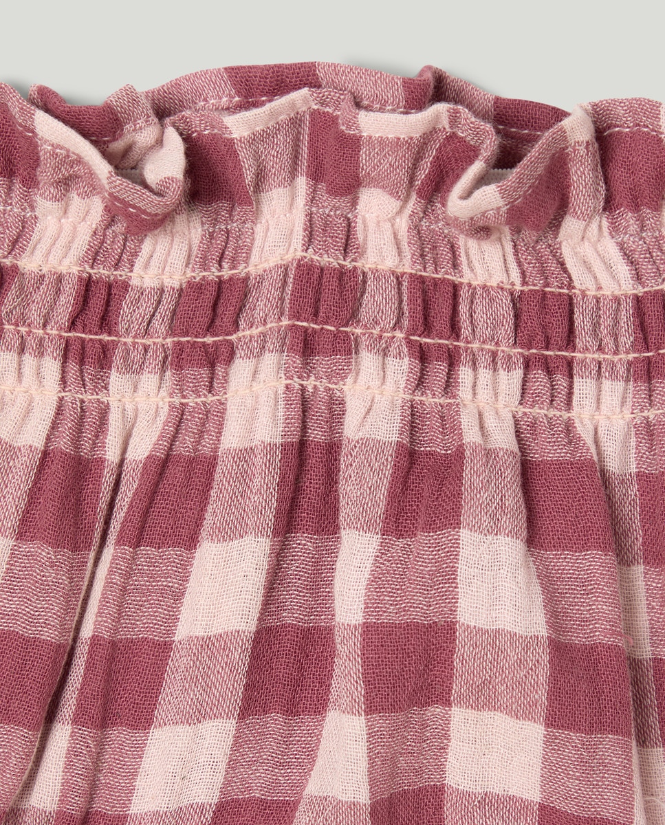 Conjunto recién nacido capota y cubrepañal Rosa-3