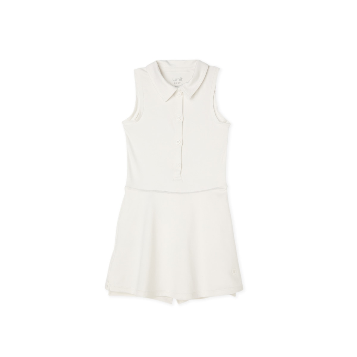 Vestido tenis niña Blanco-1