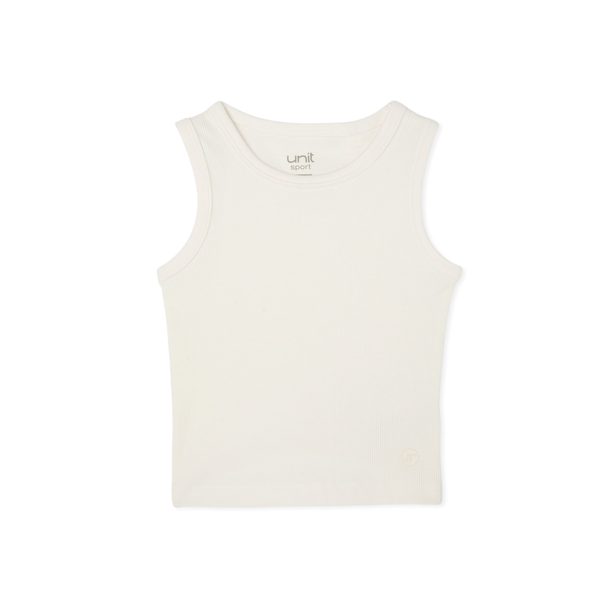 Camiseta sin mangas niña Blanco roto-1