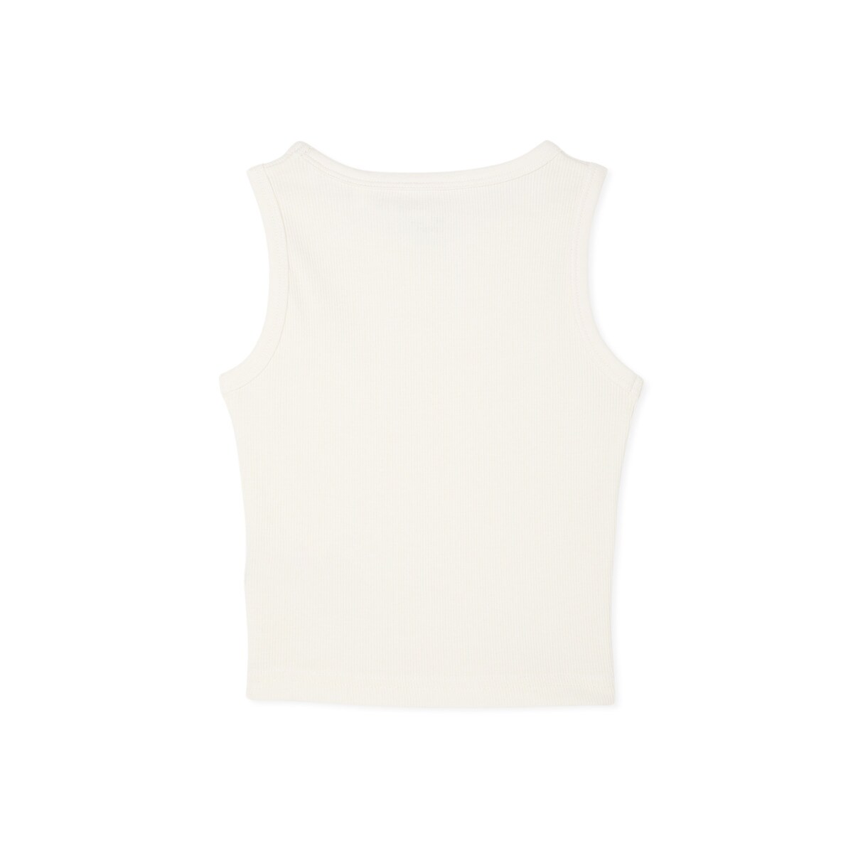 Camiseta sin mangas niña Blanco roto-2