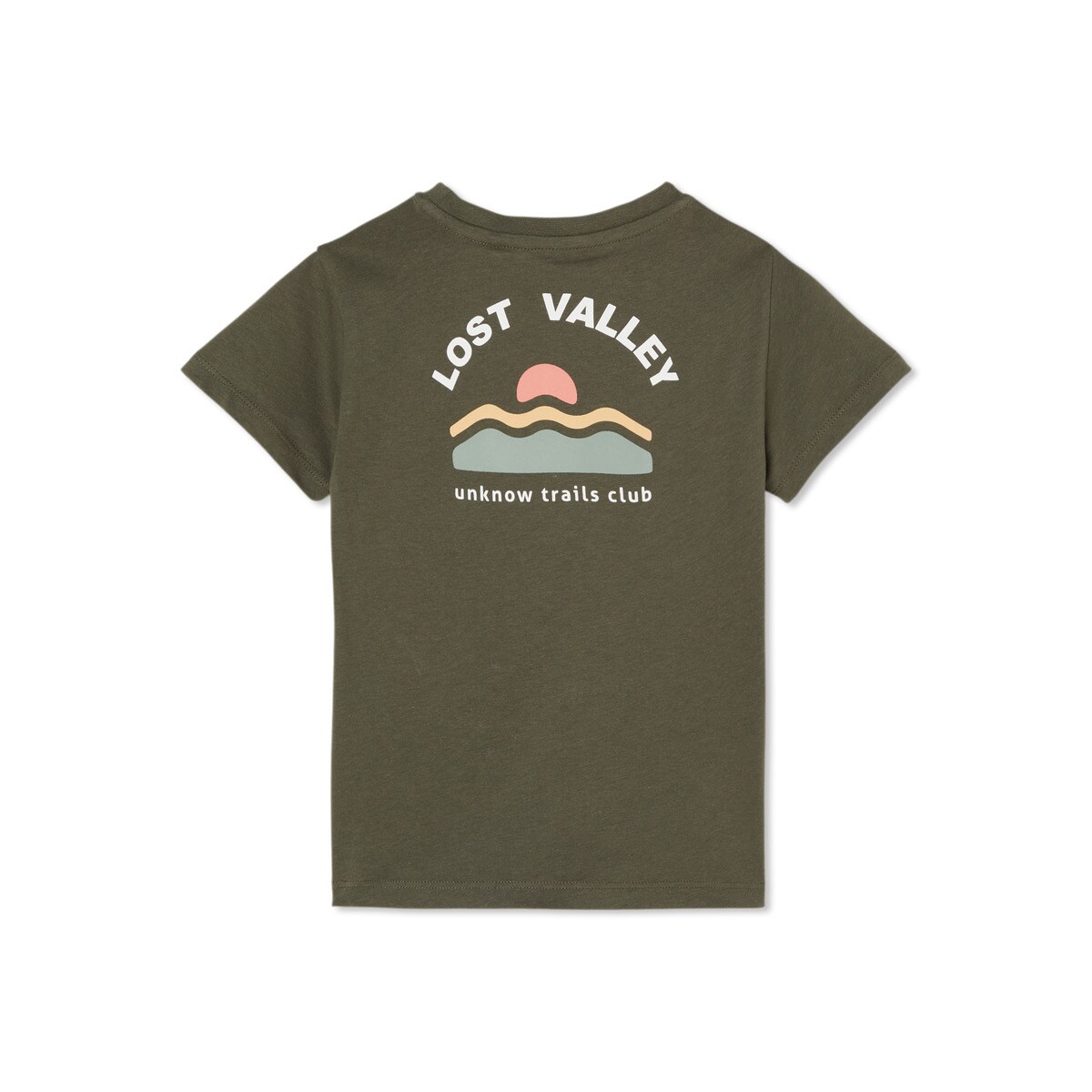Camiseta manga corta niño Verde-2