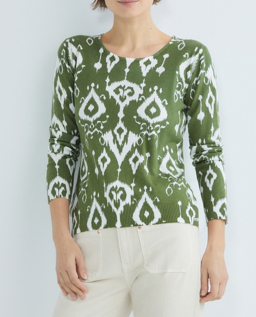Imagen 0 de Jersey de mujer estampado manga larga
