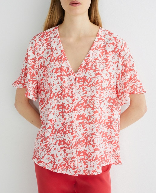 Imagen 0 de Blusa estampada manga corta