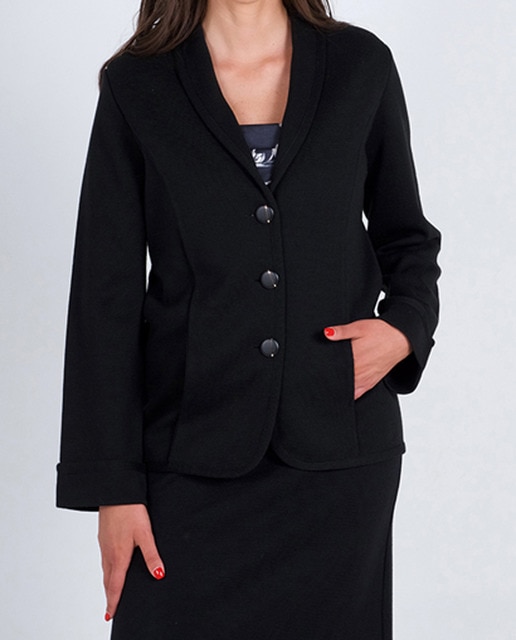 Imagen 0 de Chaqueta de mujer cuello solapa botones joya