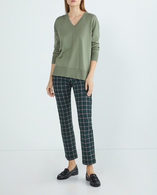 Imagen 0 de Pantalon de mujer cuadros