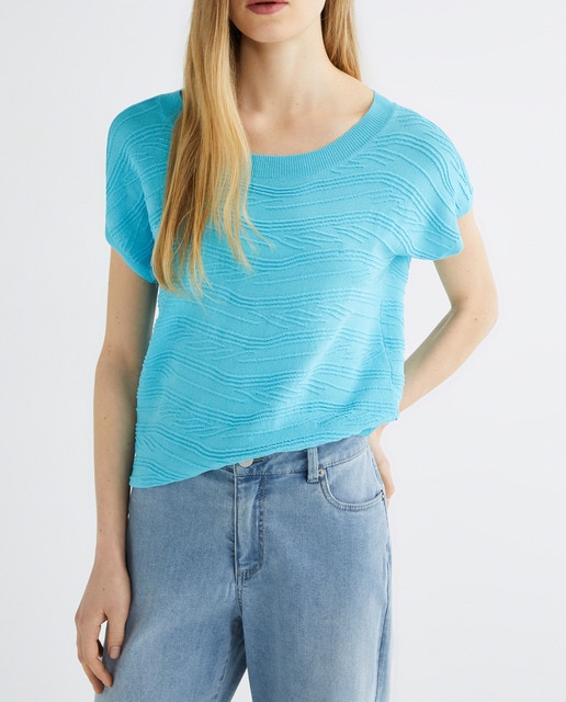 Imagen 0 de Jersey de mujer manga corta liso