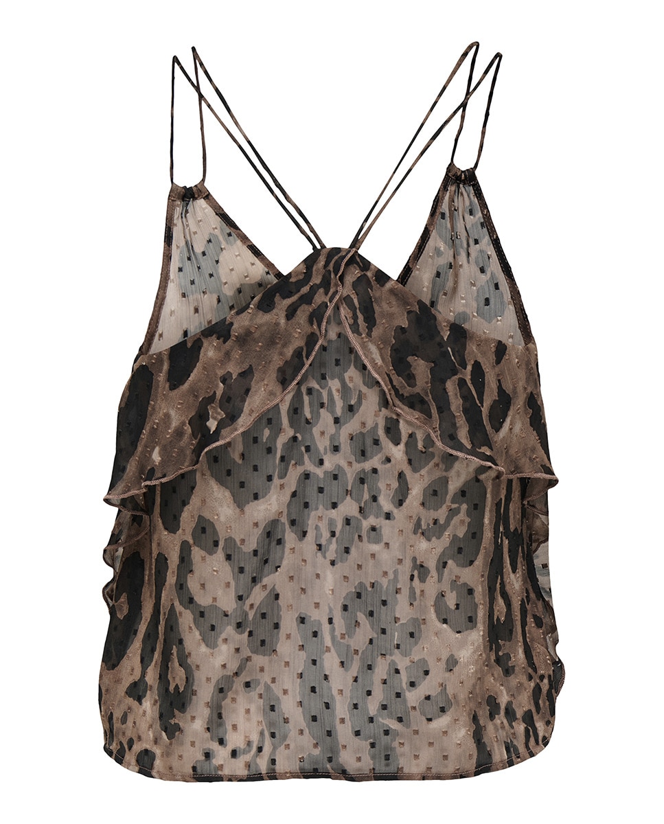 Blusa de Alças com Franjas Preto-6