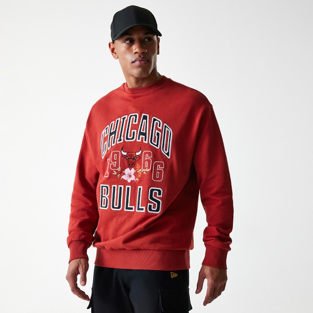 Imagen 0 de Sudadera Oversized Crew Neck Chicago Bulls Nba Floral New Era
