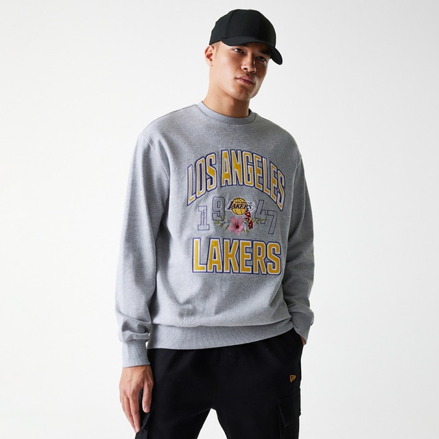 Imagen 0 de Sudadera Oversized Crew Neck La Lakers Nba Floral New Era
