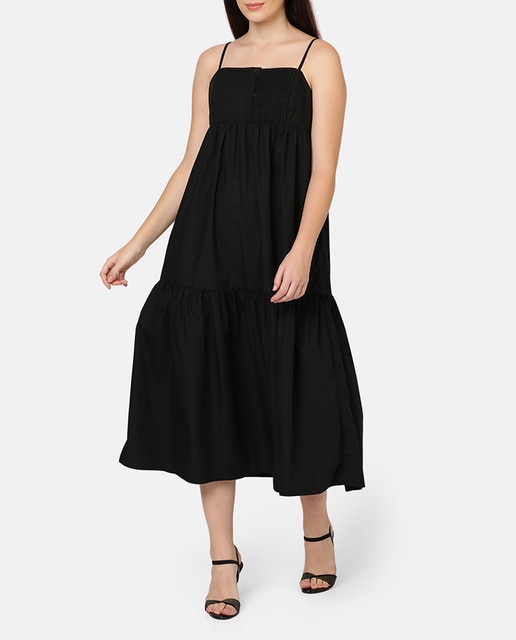 Imagen 0 de Vestido de tirantes de algodón