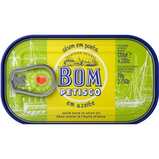 Atum em Azeite Posta lata 120 g - Bom Petisco
