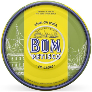 Atum Posta em Azeite lata 385 g - Bom Petisco
