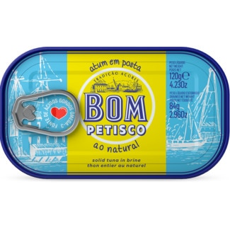 Atum Posta ao Natural lata 120 g - Bom Petisco