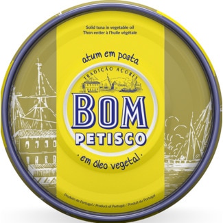 Atum Posta em Óleo lata 385 g - Bom Petisco