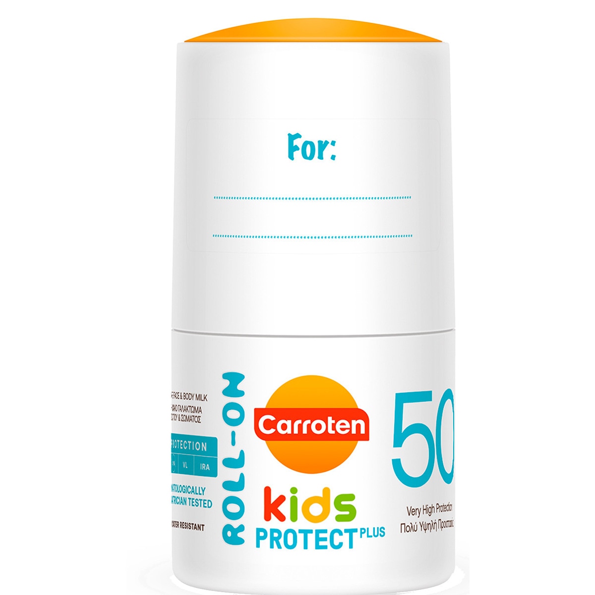 Protector Solar Roll On Criança SP50+ embalagem 50 ml