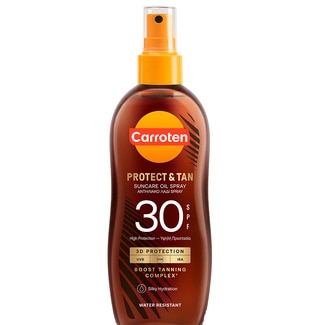 Óleo Spray Protect & Tan SPF30 embalagem 150 ml - Carroten