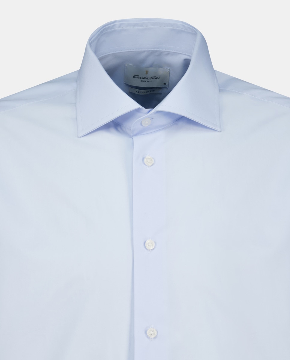 Camisa Formal Regular Fit Azul-5