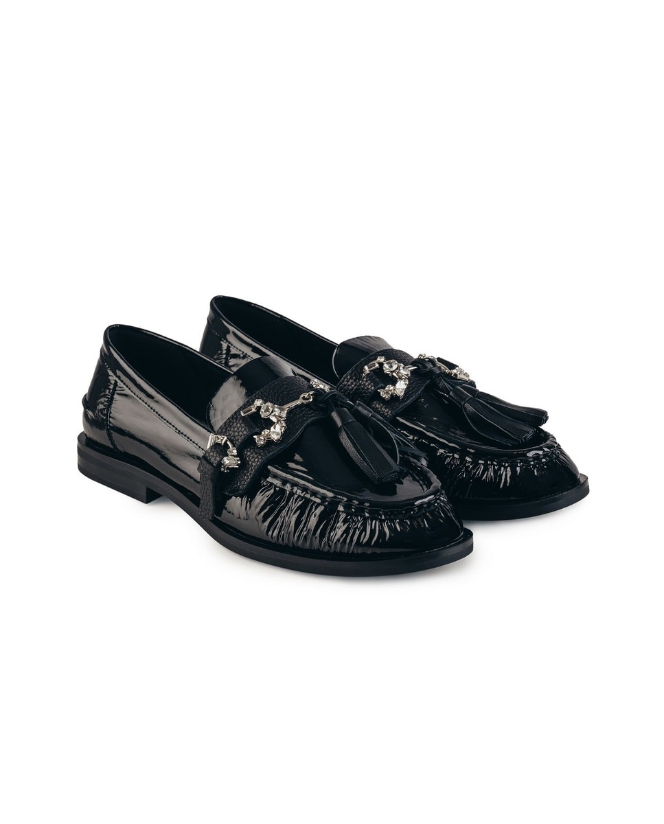 Sapato Mocasin V1792 Preto Preto-2